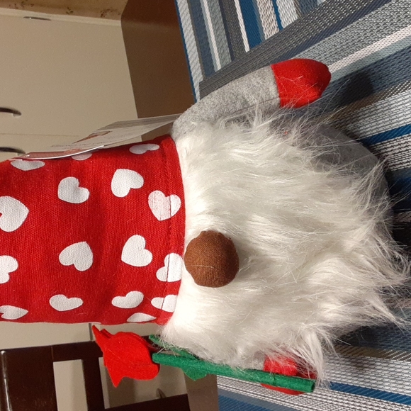 Valentines Day Gnome Plush 20" Tall Huntington Home New - Picture 1 of 7